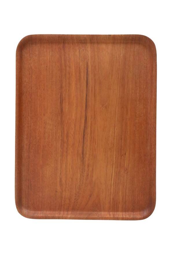 Restored mid-century teak tray / Danish modern design / 1960s / 1970s