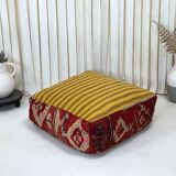 Moroccan kilim pouf