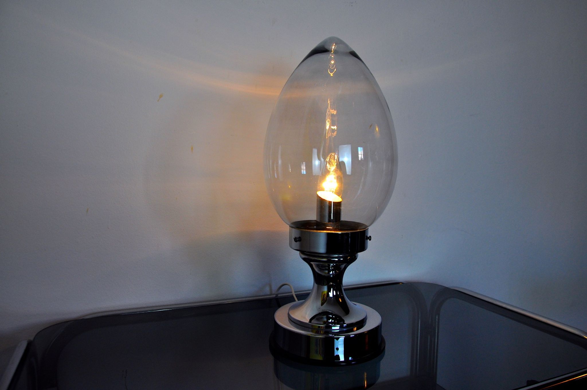 Lampe Membrane en verre de Murano, Italie, 1960