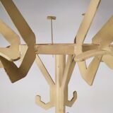 Industrial parrot coat rack