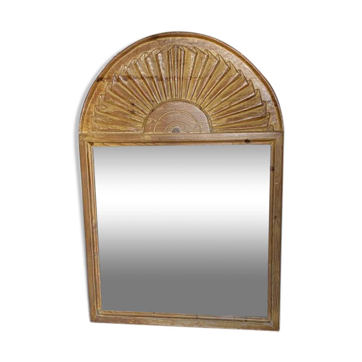 Wooden mirror