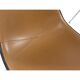 6 chaises empilables Eames de Herman Miller avec des coussins en naugahyde marron.