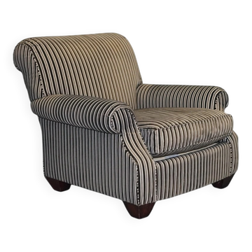 Chaise Vintage Rayée par Ralph Lauren pour Henredon