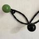 Wall-mounted coat rack with balls, Feraud style, 1960s