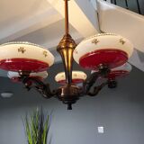 Vintage chandelier Art Deco vintage 1950