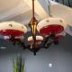 Lustre vintage art deco vintage 1950