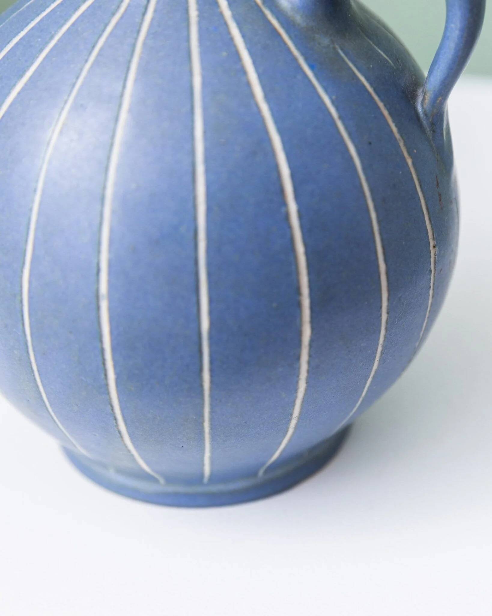 Vintage vase - Carl Fischer for PGH Bürgel - Mid-Century ceramic - 1960s