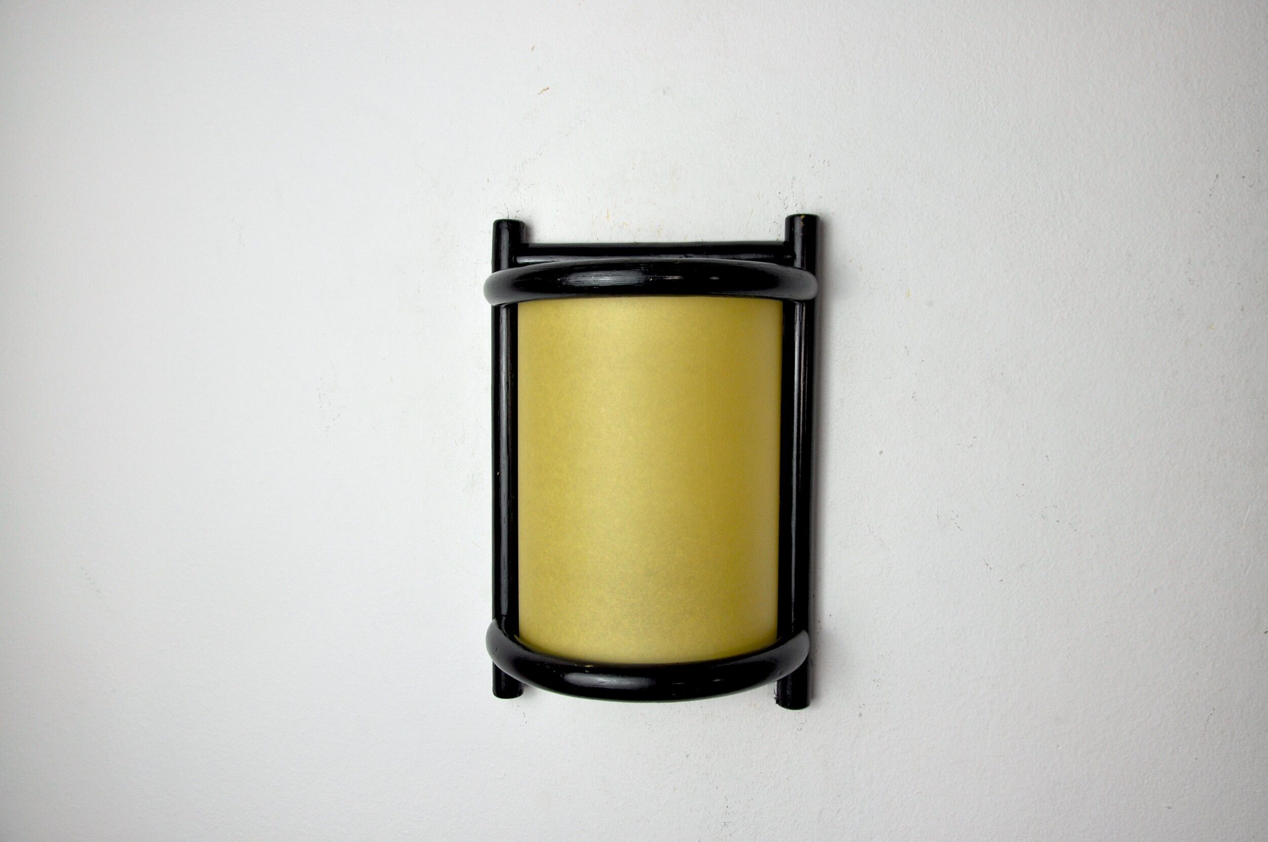 Rattan wall lamp France 1960