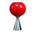Space Age Table Lamp in Aluminum from Erco