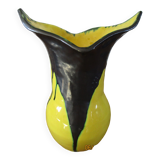 Free form vase signed Beauvais 70s