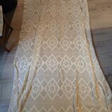 2 antique crocheted bedspreads