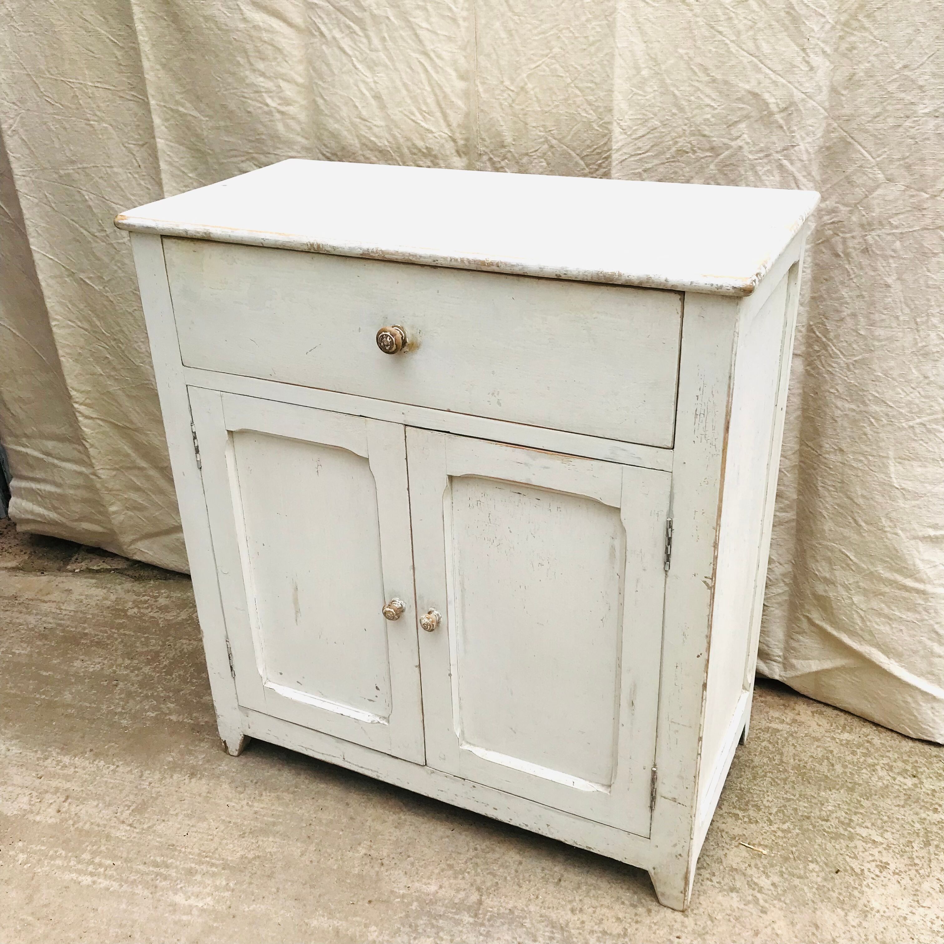 Vintage white Parisian buffet