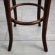 Children's high stool in curved wood, 1890s