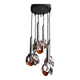 Chandelier Raak waterfall 60s/70s 6 fires