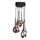 Lustre Raak cascade années 60/70  6 feux