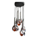 Lustre Raak cascade années 60/70  6 feux