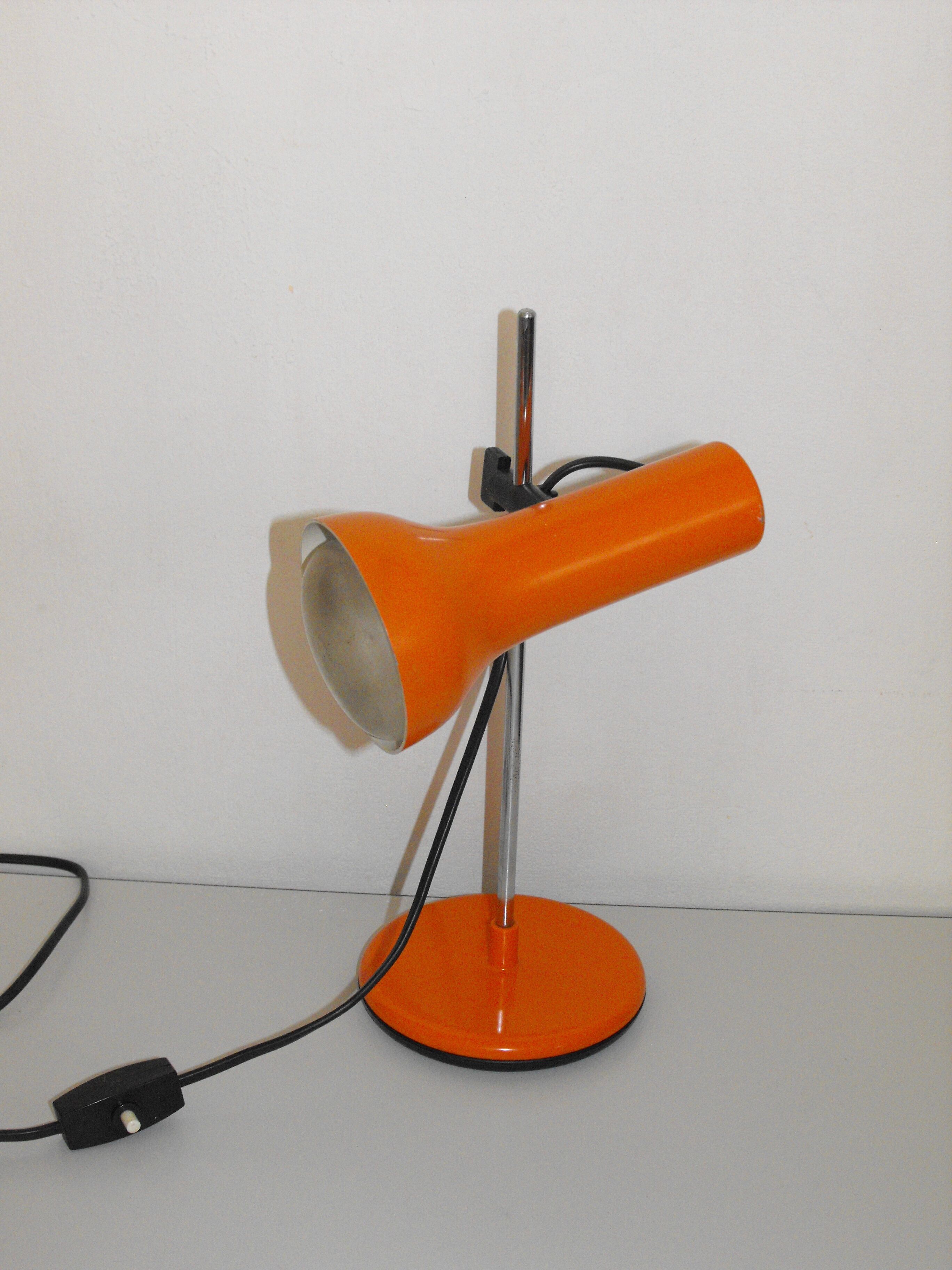 Orange Desk Lamp 70s.