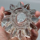 Small crystal vase signed pierre d'avesn art deco