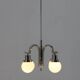 1930s Art Deco Chandelier, Czechoslovakia
