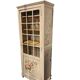Old wood hosiery cabinet display case