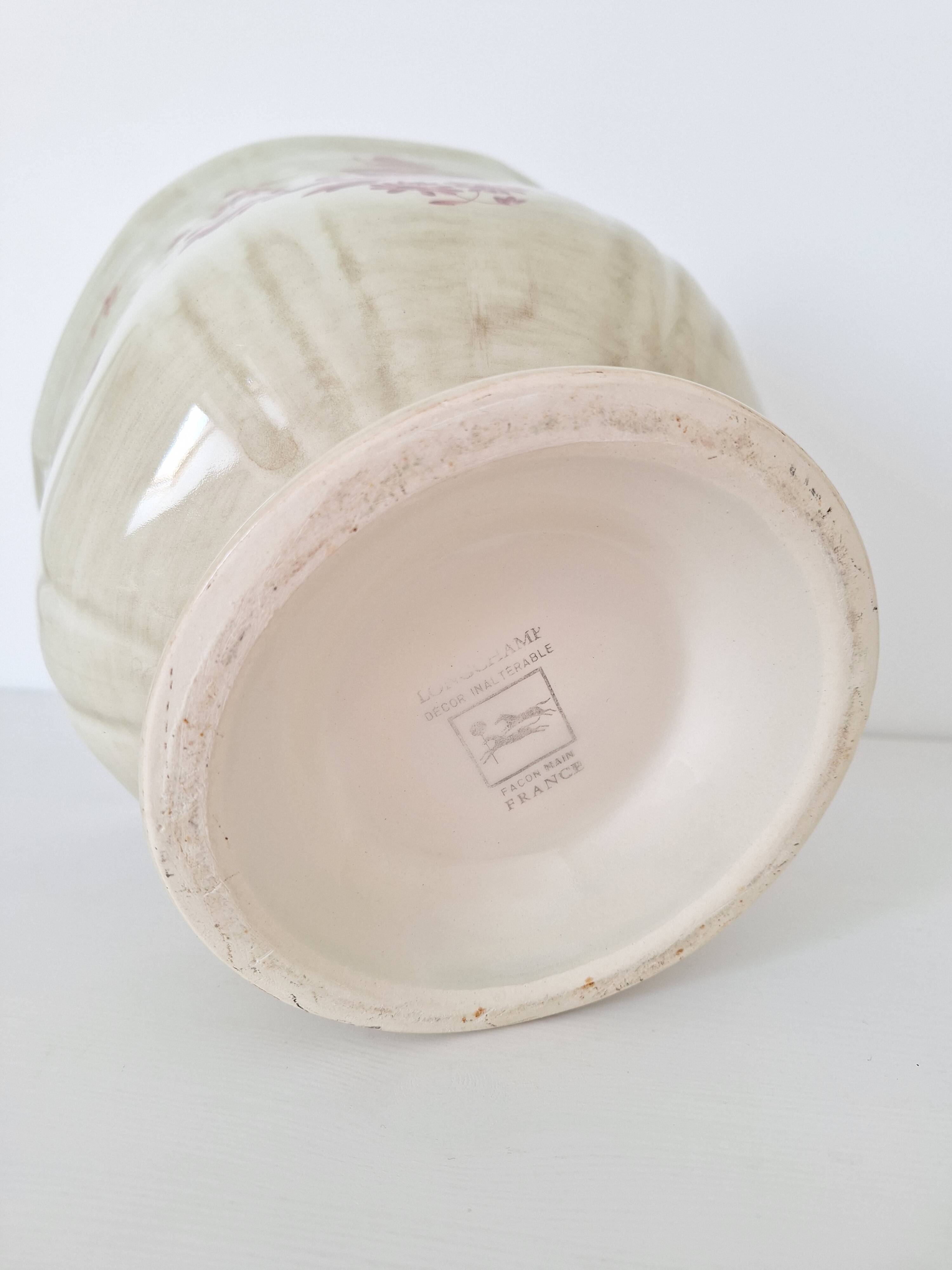 Longchamp pink planter