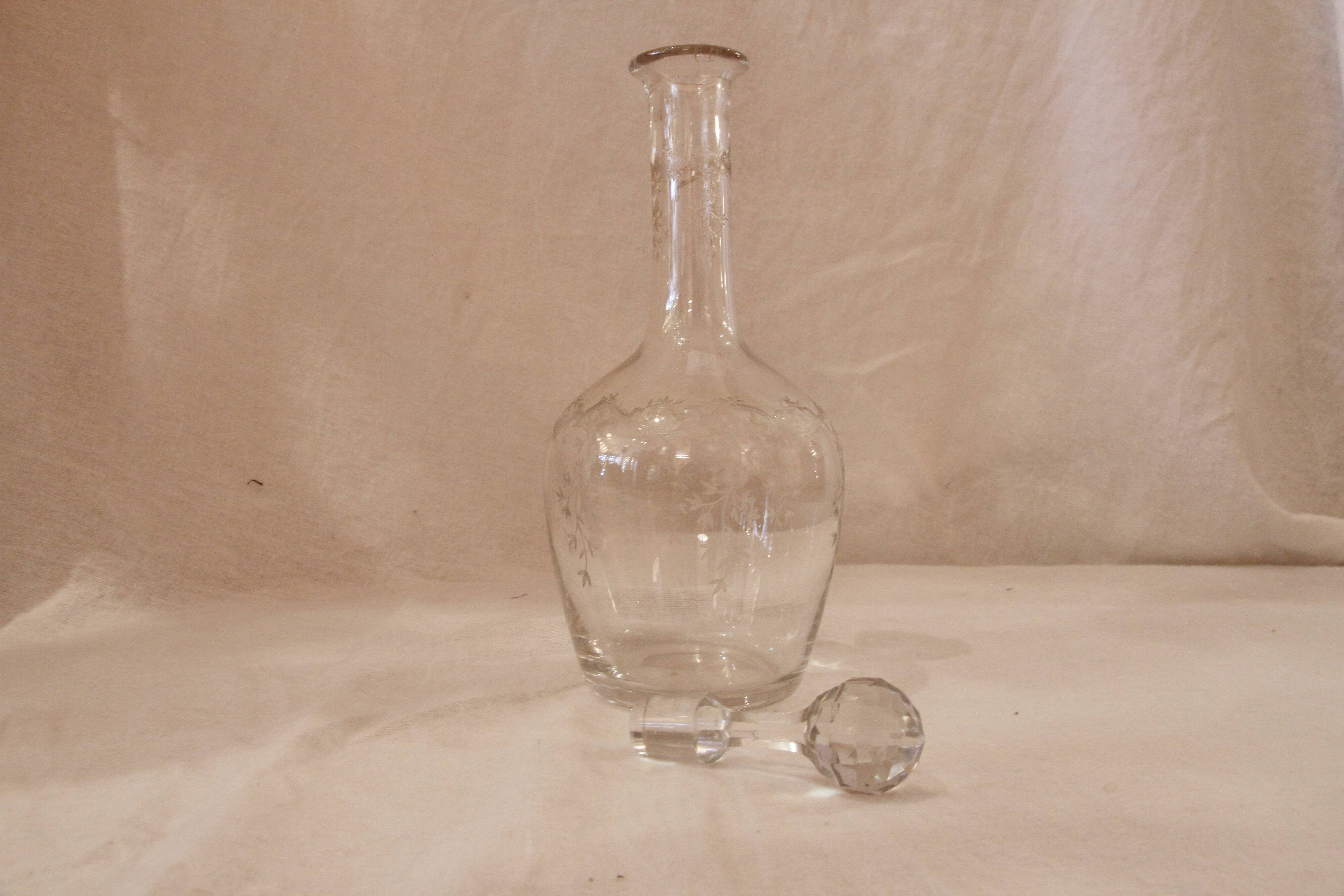 Carafe glass, 20th century