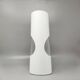 1970s Astonishing White Space Age vase by Linea Glass. Made in Italy