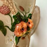 Large vintage barbotine aperitif serving dish