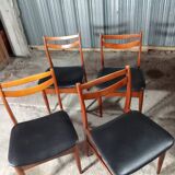 Ensemble table et chaises scandinave