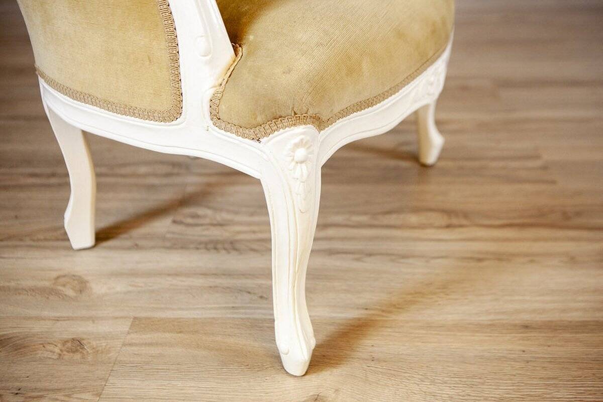 Rococo Style Beech Bergere Chairs, Early 20th Century, Set of 2