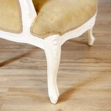 Rococo Style Beech Bergere Chairs, Early 20th Century, Set of 2