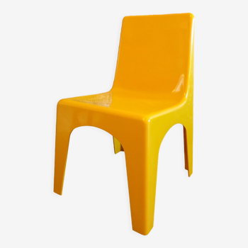 Chaise enfant 1970 plastique thermoformé