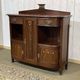 Mahogany sideboard from the Art Nouveau period in the style of Gustave Serrurier-Bovy.