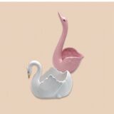 Cache-pots cygnes vintage