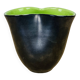 Elchinger green/black handkerchief vase from the 50s