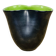 Elchinger green/black handkerchief vase from the 50s