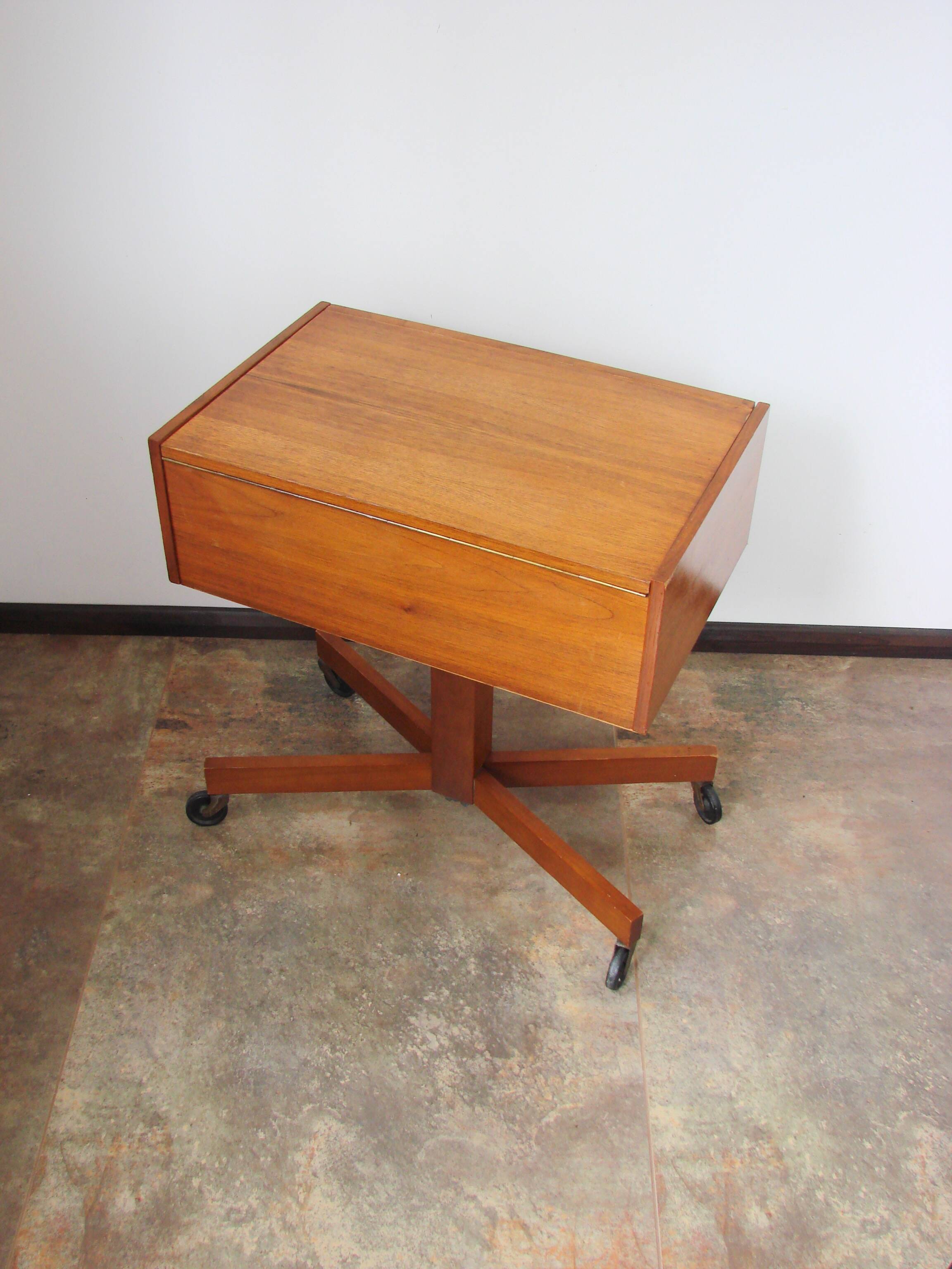 A small cabinet on castors, 1960s.