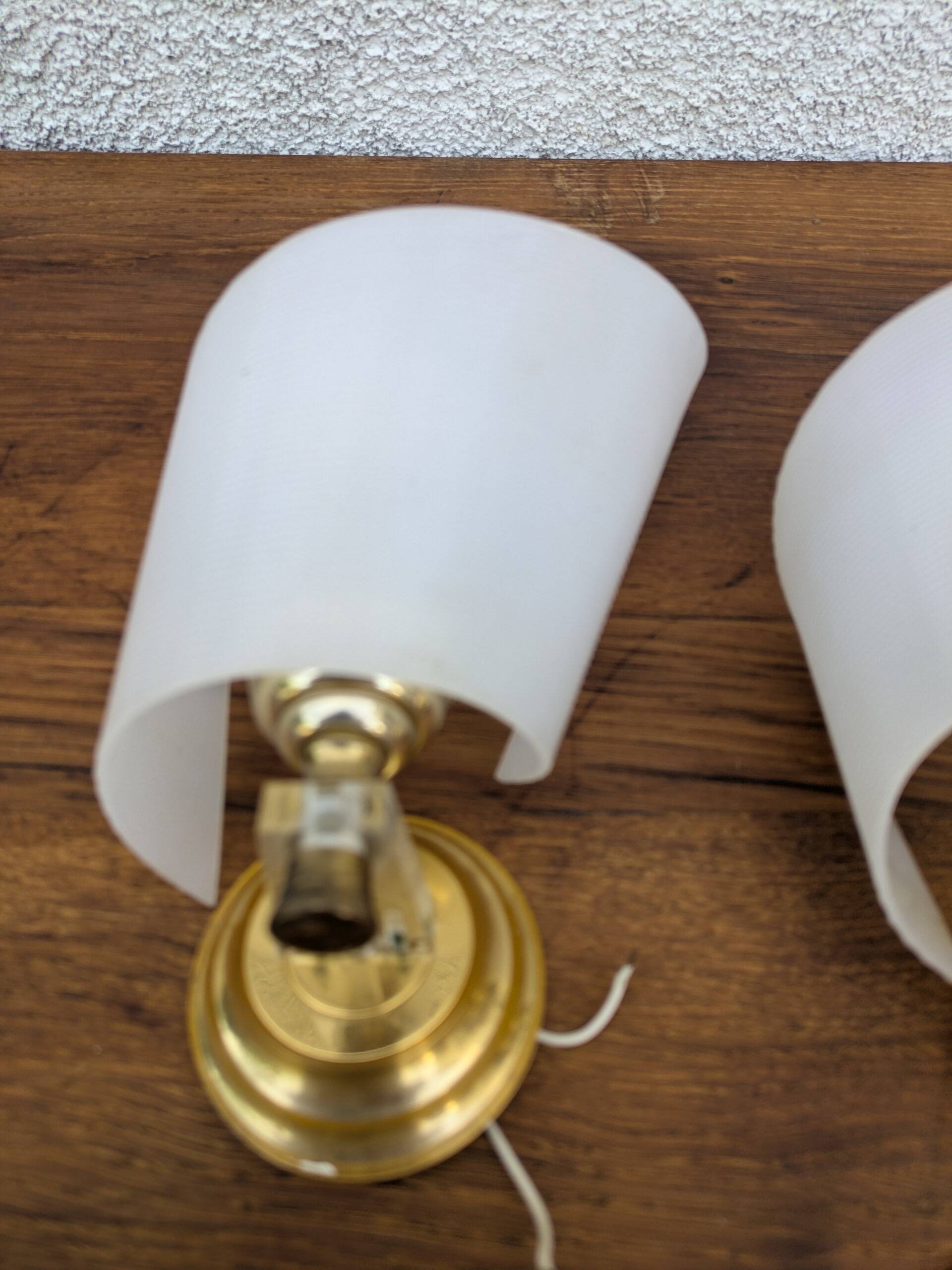 Pair of vintage wall lights