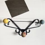 Vintage coat rack with mirror