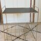 Vinyl door console