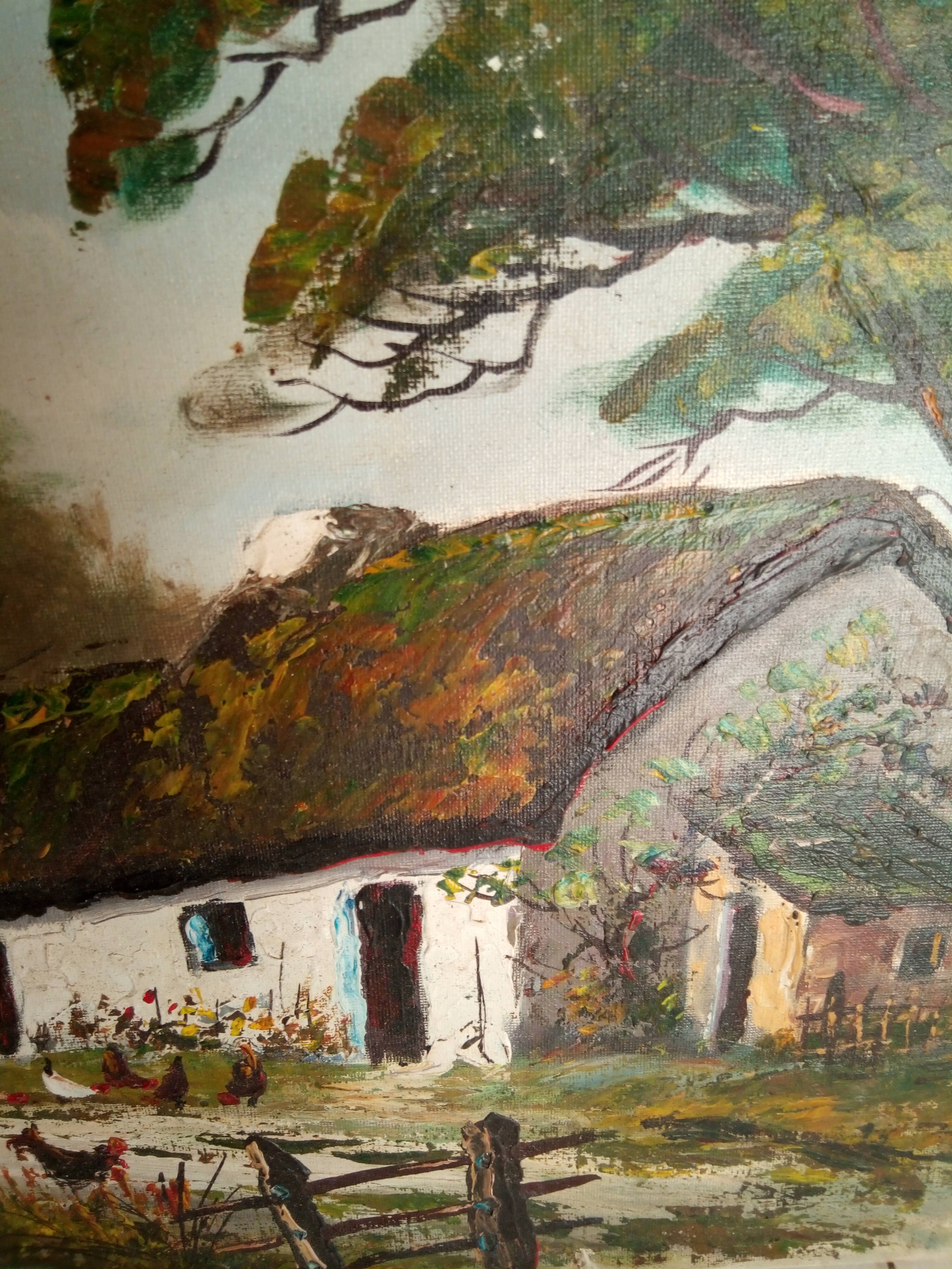 Oil on canvas, landscape