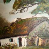 Oil on canvas, landscape