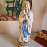 Religious Statuette of Our Lady of Lourdes, Saint Virgin Mary