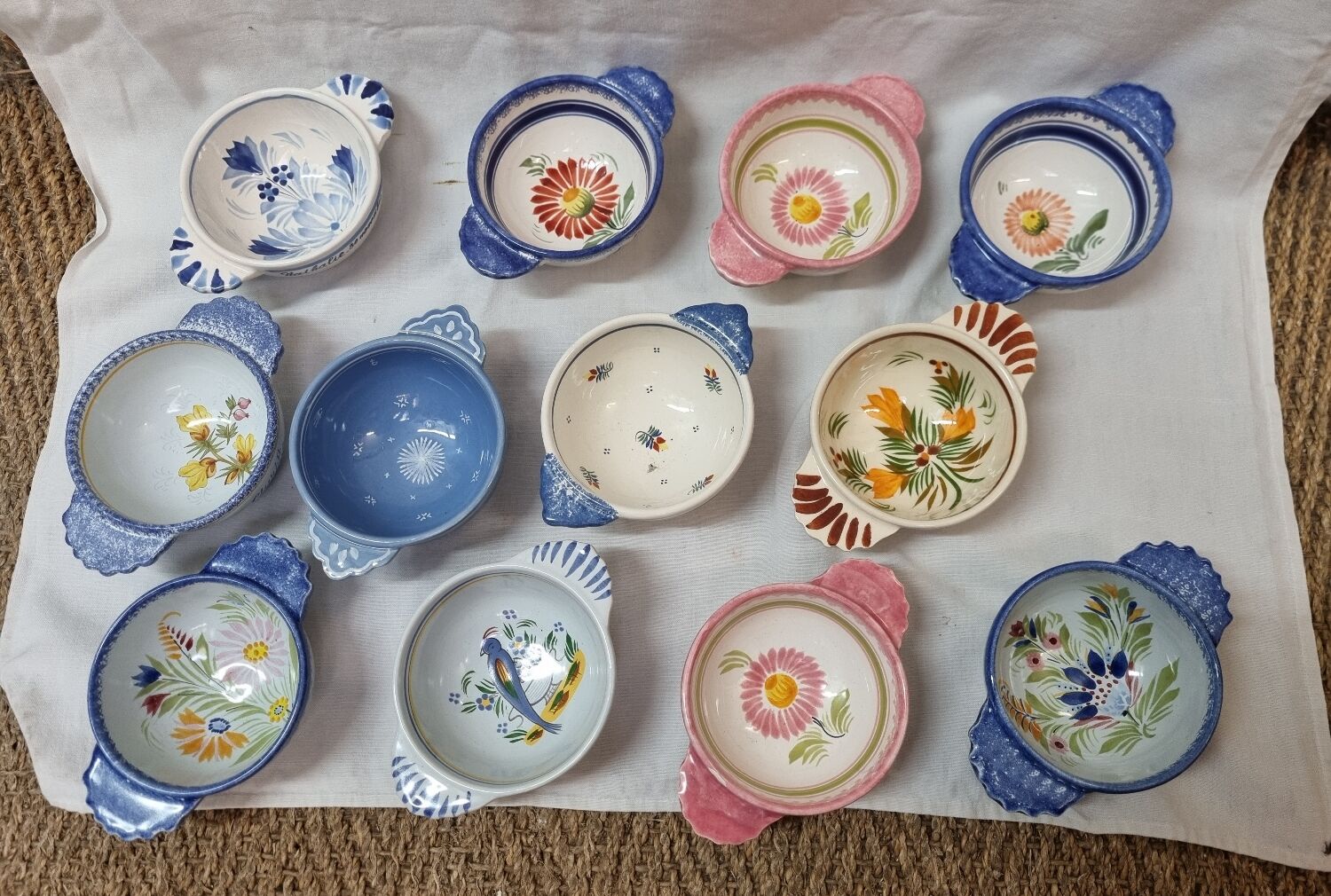 Henriot Quimper ear bowls 1960 to 1992