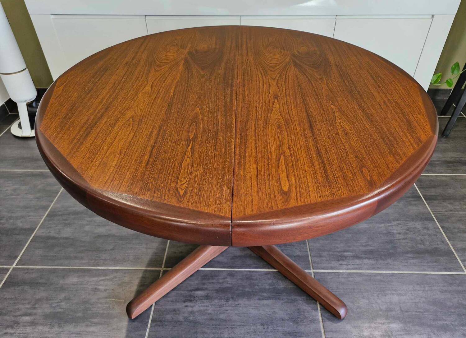 Vintage Baumann extendable table, 1970s