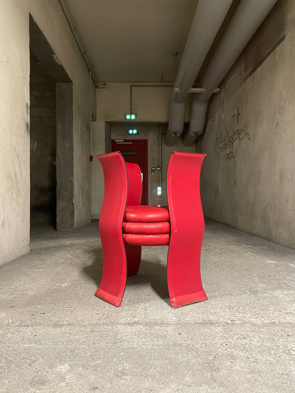 Italian postmodernist armchair, 1980