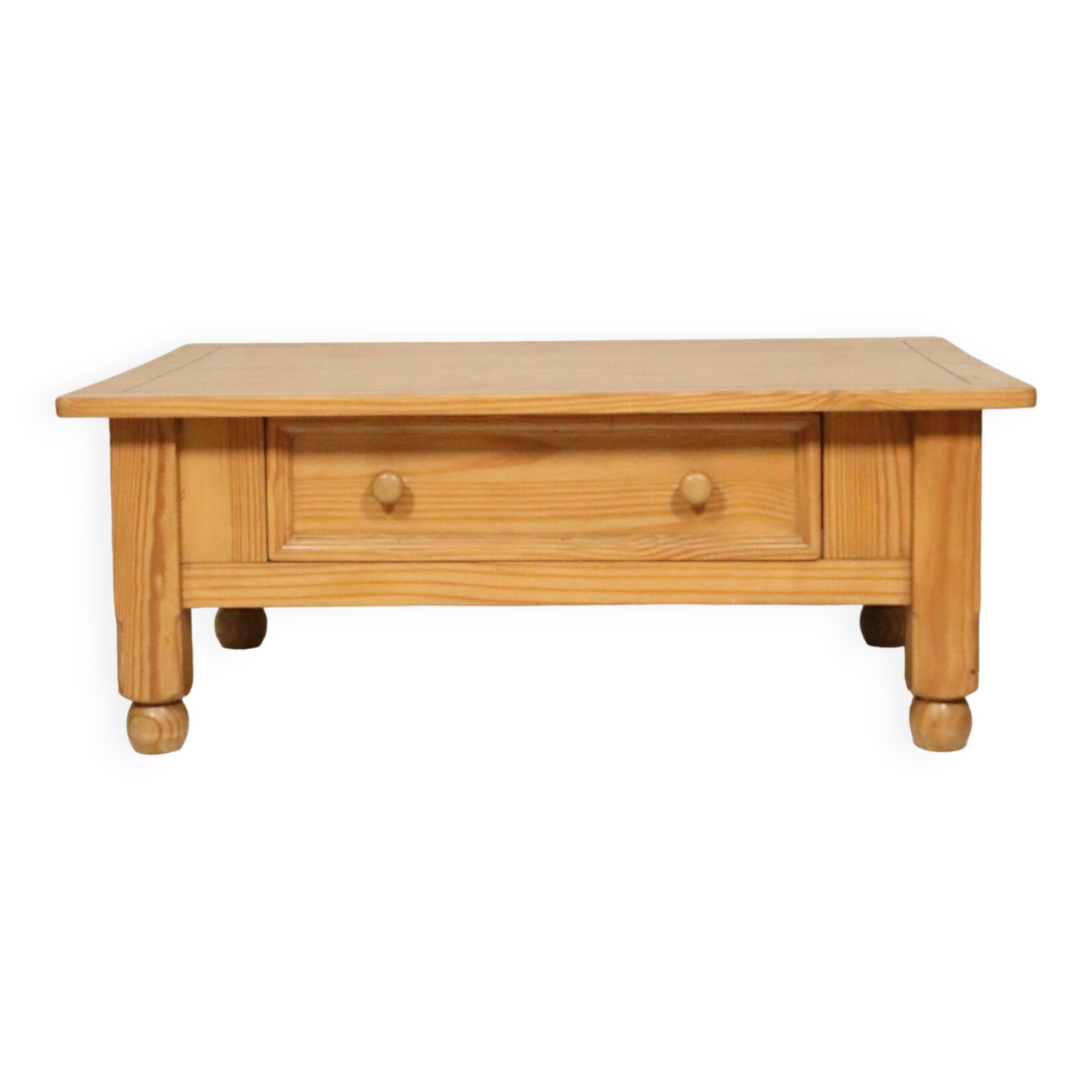 Table basse Style Ethnique Boho Table Vintage Couleur Claire Bois