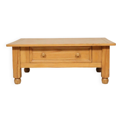 Table basse Style Ethnique Boho Table Vintage Couleur Claire Bois