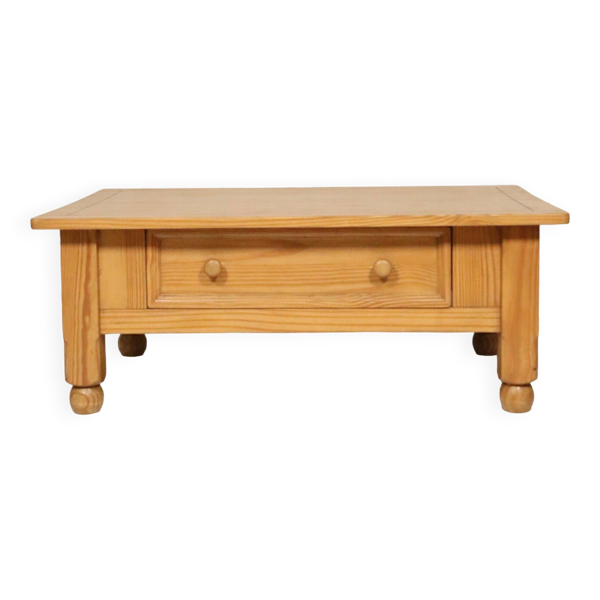 Table basse Style Ethnique Boho Table Vintage Couleur Claire Bois