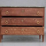Commode de style Louis XVI en acajou